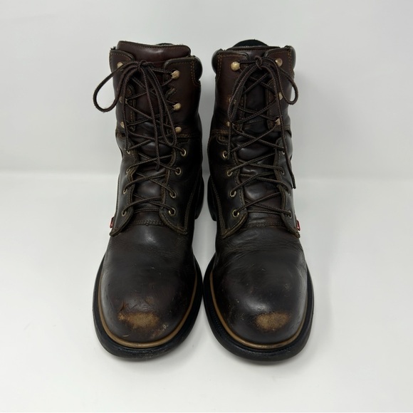 Red Wing 4200 8" Dynaforce Steel Toe Lace Up Work Boots 9.5 WIDE - Picture 2 of 9